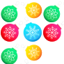Holiday Pattern Ornaments 2